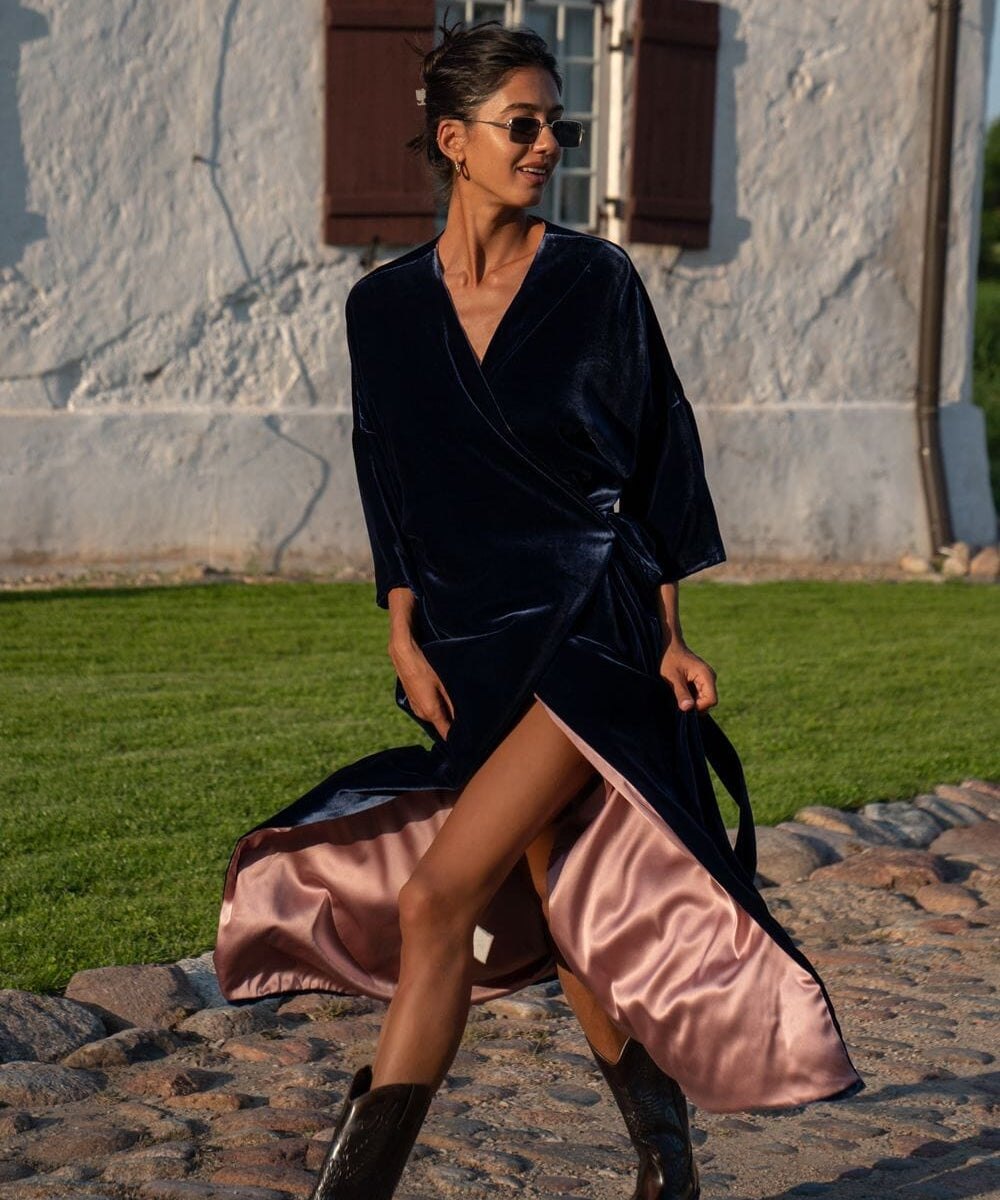  Amber Dusk Robe Sapphire Product Amoralle