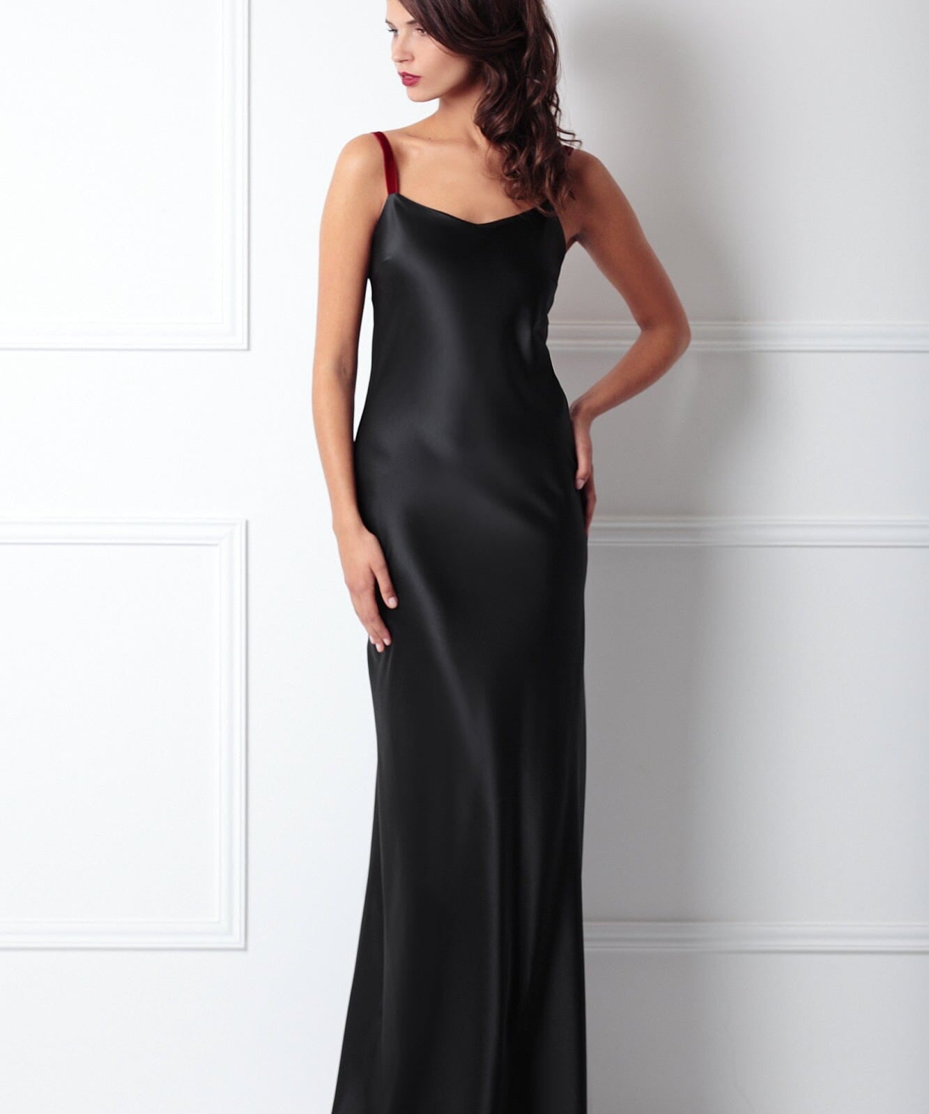  Black Maxi Slip Product SIA Glamoralle