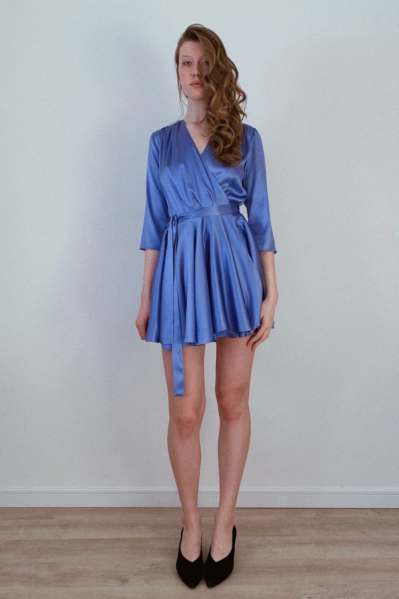  Dancing Mini Silk Wrap Robe Product SIA Glamoralle