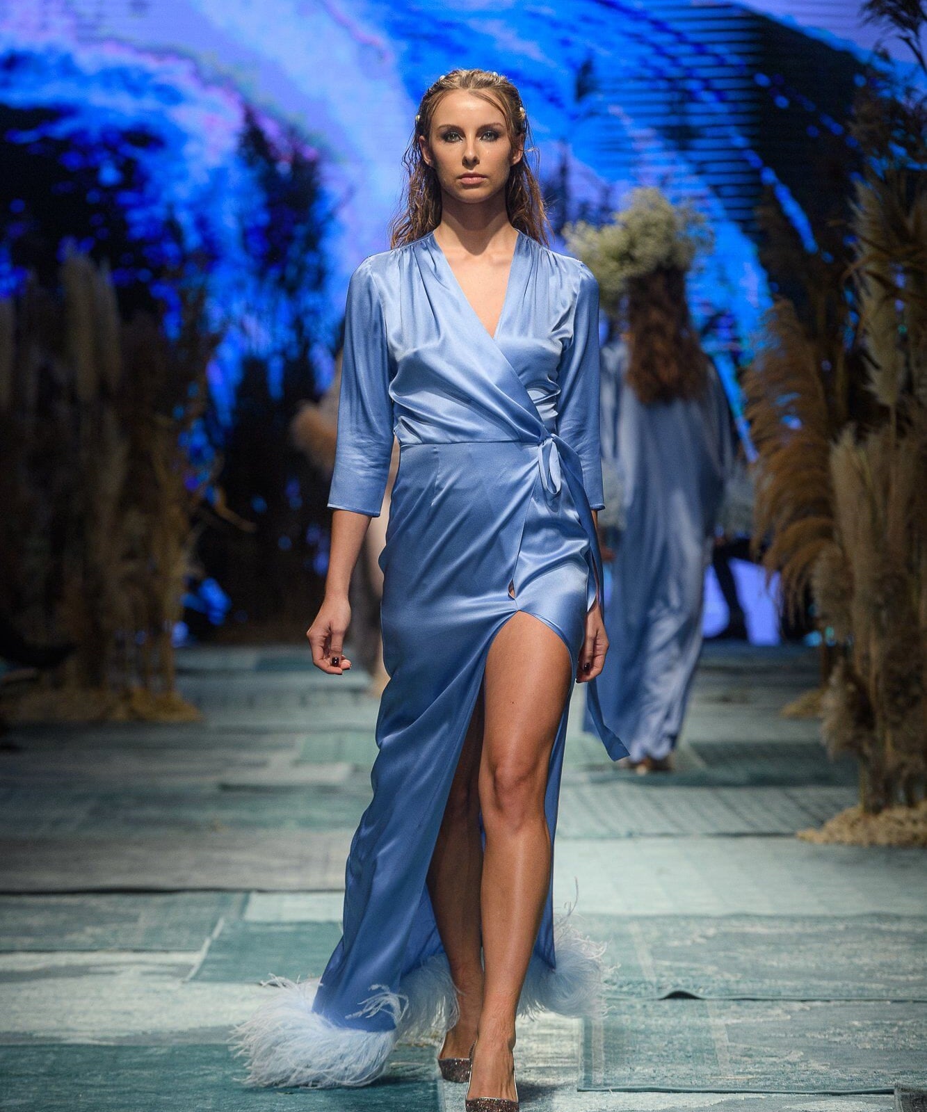  Luminous Grace Robe Blue Amoralle