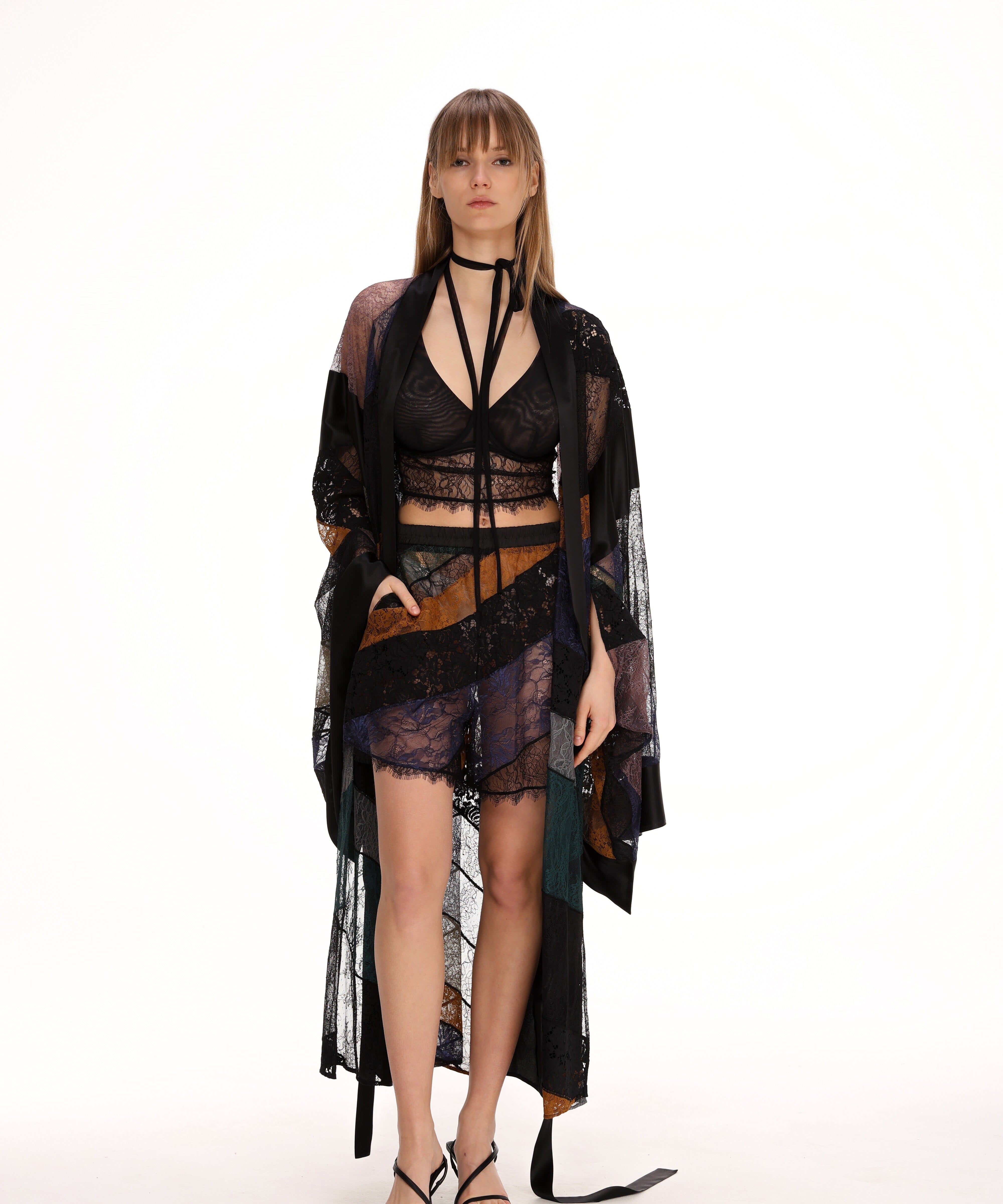  Midi Lace Kimono Product Amoralle
