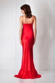  Scarlet Silk Maxi Slip Product Amoralle