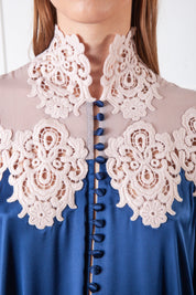  Silk Temptation Robe Ivory Amoralle