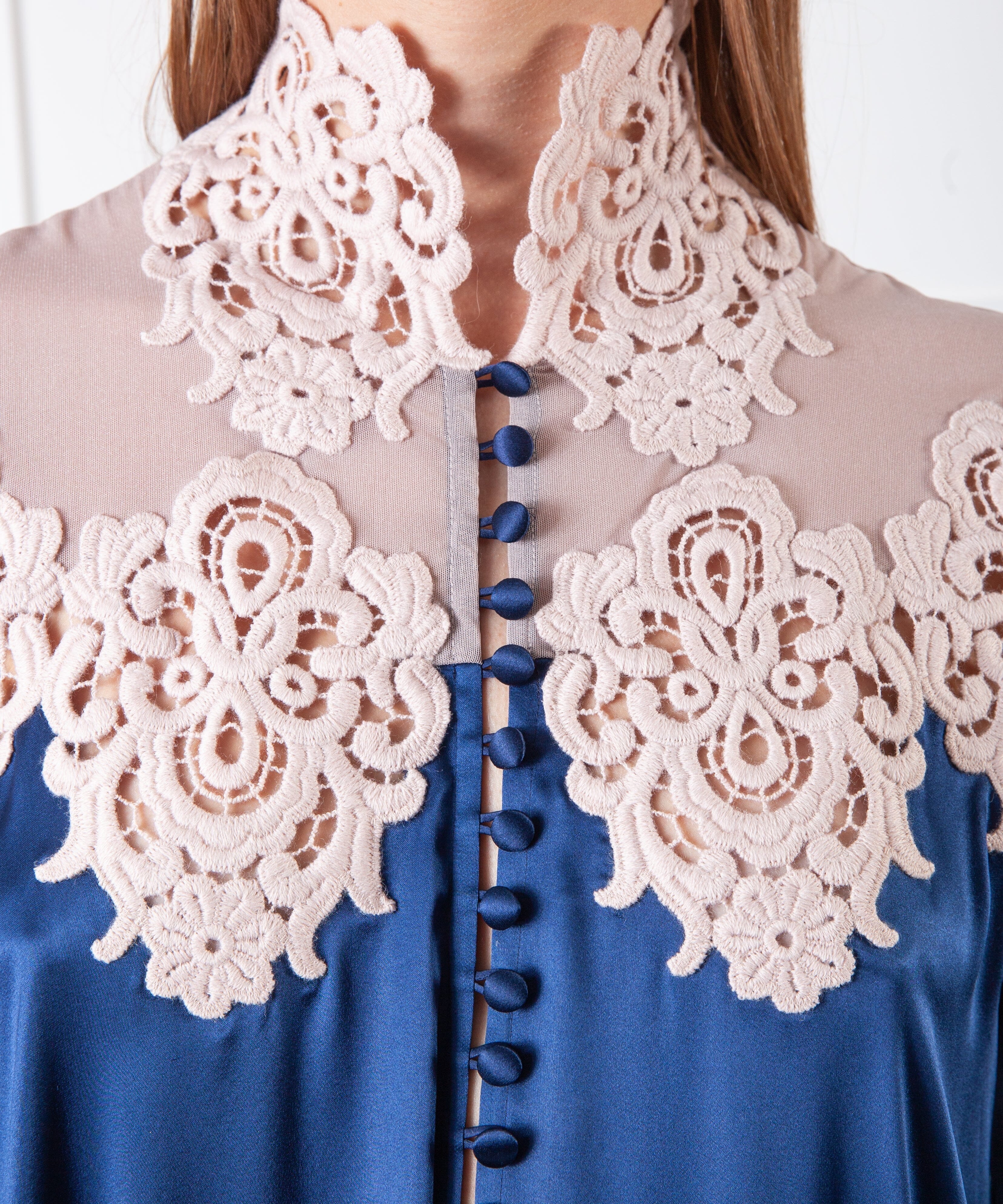  Silk Temptation Robe Ivory Amoralle