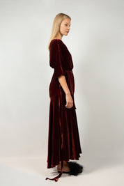  Tenderness Dress Bordeaux Product Amoralle