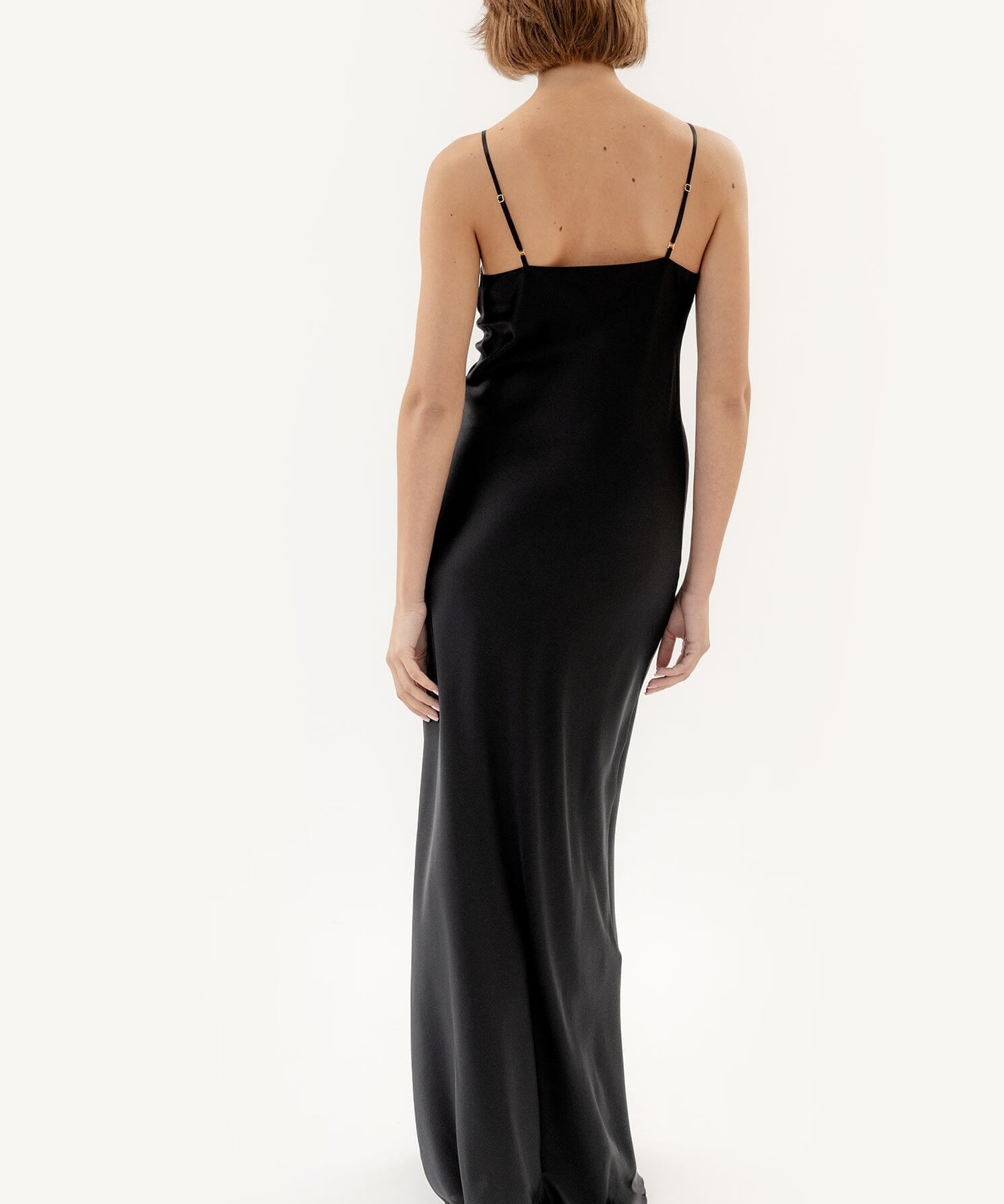  Benevolent Silk Slip Black Product Amoralle