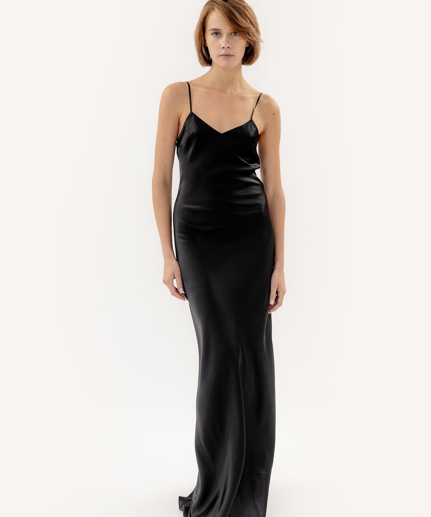  Benevolent Silk Slip Black Product Amoralle